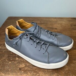 Olukai Lae'ahi li 'ili Men's Leather Sneakers size13 GRAY
